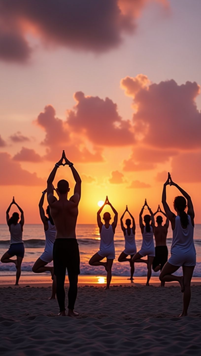 Μια όμορφη σκηνή από μια βεράντα με θέα το βουνό, όπου οι επισκέπτες απολαμβάνουν υγιεινά γεύματα.